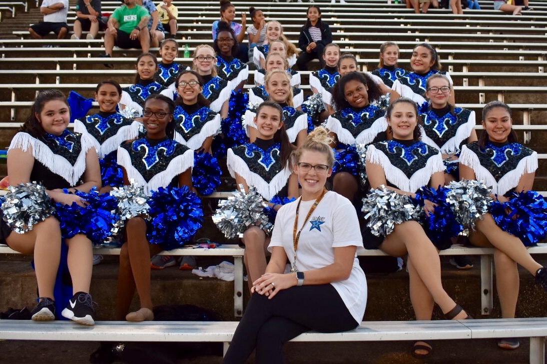 Bailey Star Strutters at the Homecoming Football Game! 