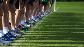 track acers lined up on starting line